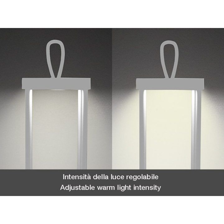 Įkraunamas metalinis žibintas Beper P207ILI101, 2000 mAh, baltas