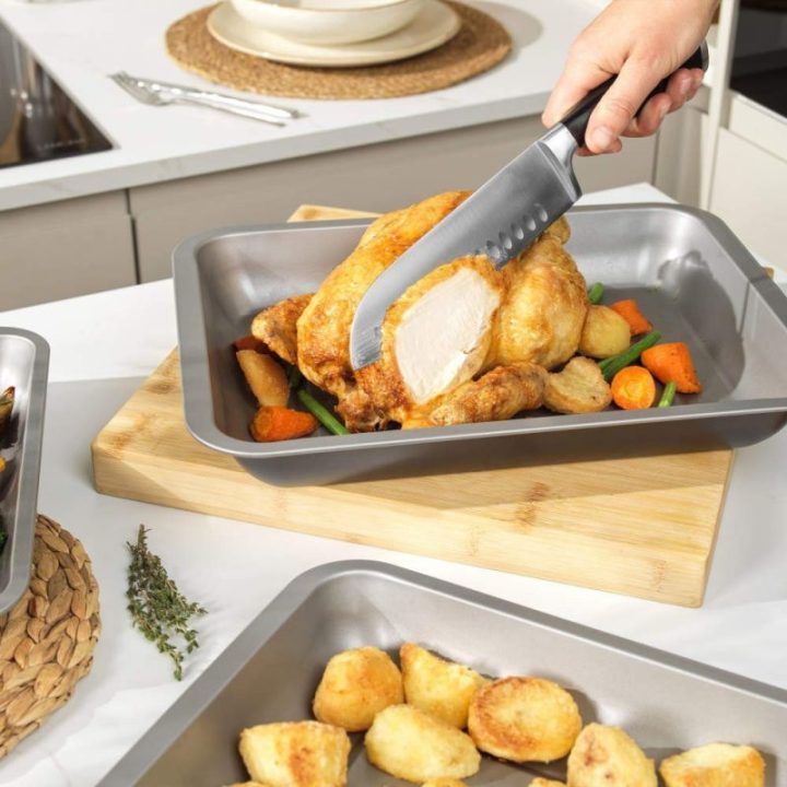 Kepimo skardų rinkinys Salter Essentials, 3 vnt., pilkas