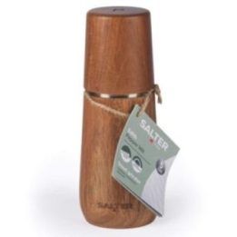Pipirų malūnėlis iš akacijos medienos Salter Edith, 15,5 × 6 × 6 cm, rudas