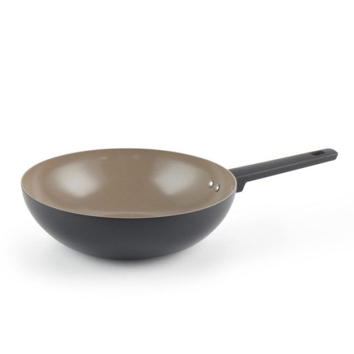 Wok keptuvė su keramine nepridegančia danga Salter, 28 cm