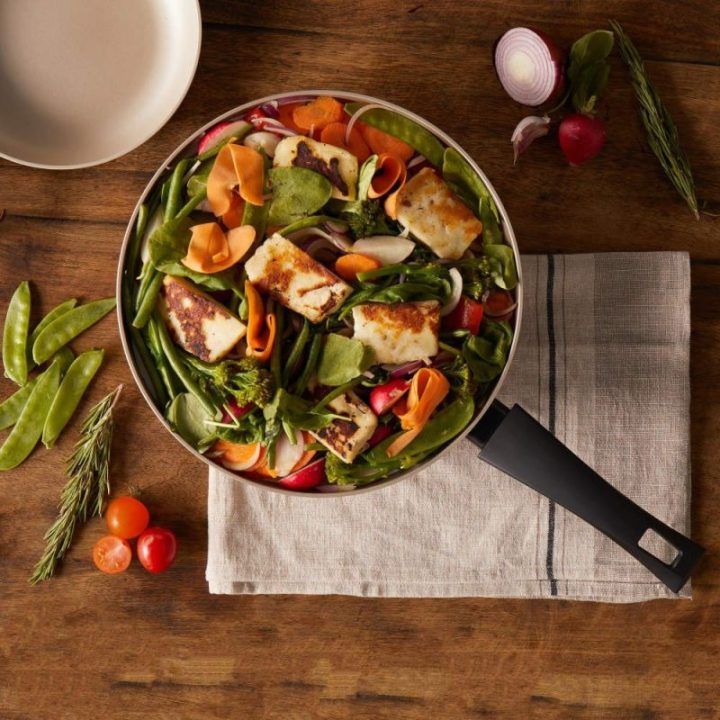 Wok keptuvė Salter Olympus, 28 cm, aukso spalvos