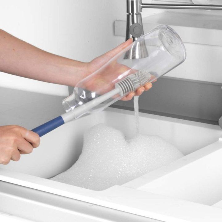 Butelių šepetys su guminiais šereliais Beldray Deep Clean