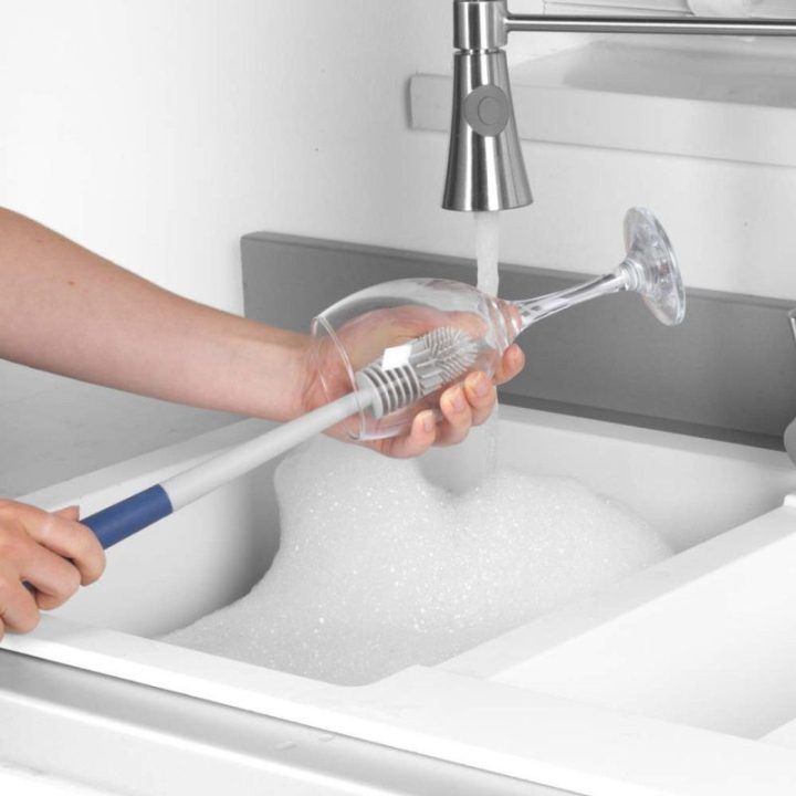 Butelių šepetys su guminiais šereliais Beldray Deep Clean