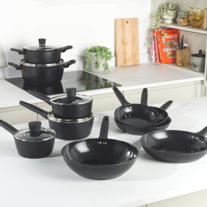 Puodas su keramine nelimpančia danga Russell Hobbs Verde, 18 cm