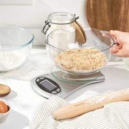 Virtuvinės svarstyklės su nuimamu dubeniu Salter SCFEU12, 1,8 l
