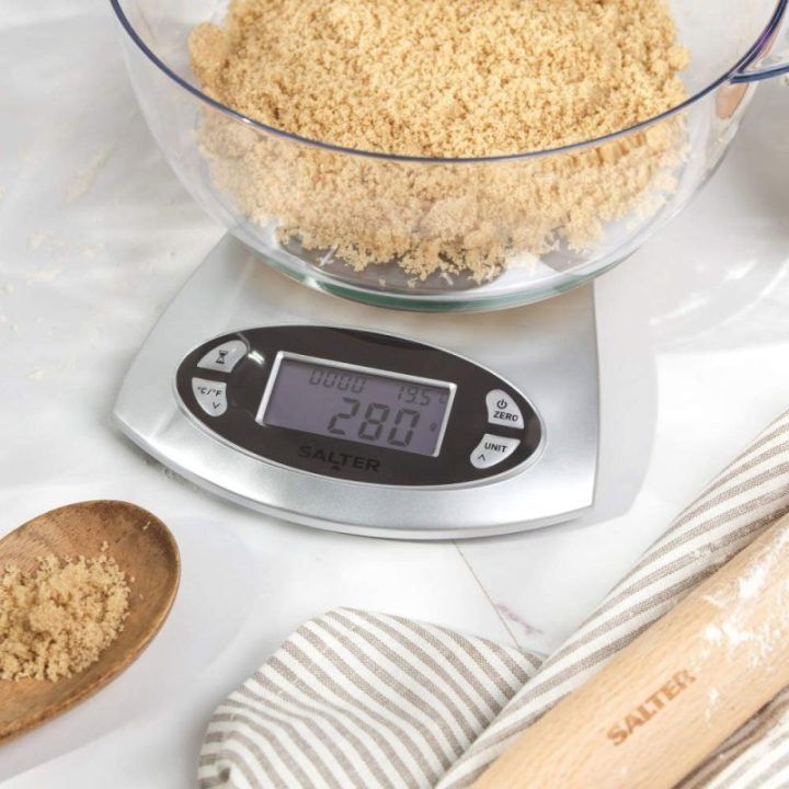 Virtuvinės svarstyklės su nuimamu dubeniu Salter SCFEU12, 1,8 l