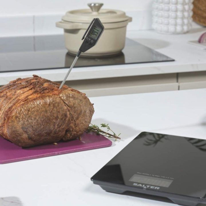 Virtuvinių svarstyklių ir termometro rinkinys Salter, 5 kg