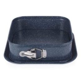 Kvadratinė atsegama kepimo forma su sandariu dugnu Russell Hobbs Nightfall Stone, 27 cm