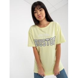 T šviesiai geltonos spalvos