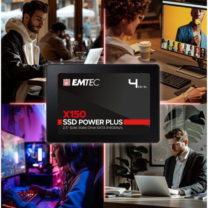2,5 colio SATA III SSD diskas Emtec X150 Power Plus, 120 GB