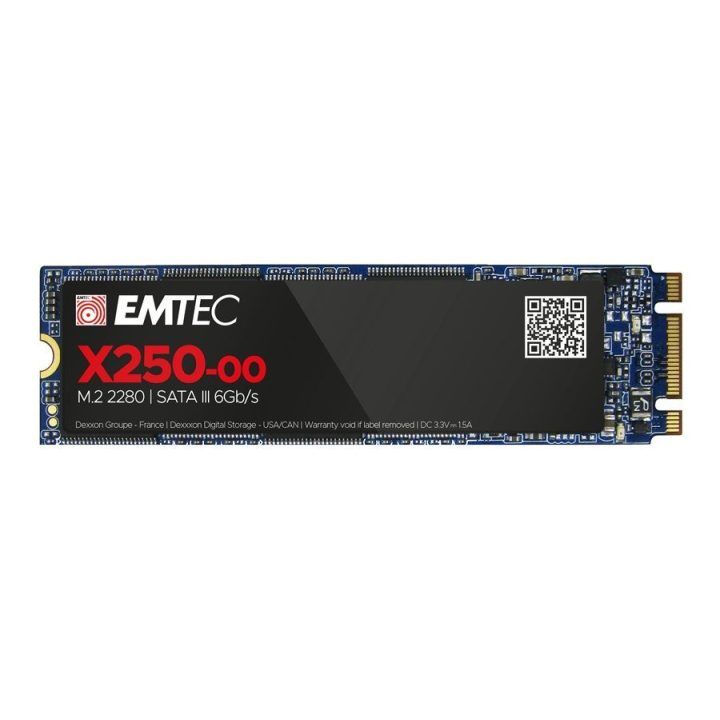 M.2 SATA SSD diskas EMTEC X250 Power Plus, 128 GB