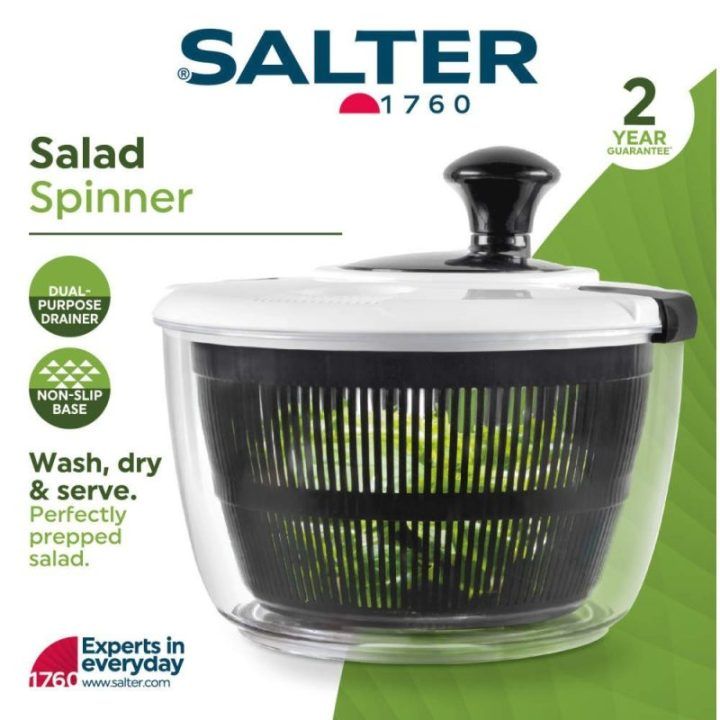 Salotų suktuvas Salter BW12003EU7, 3,5 l, juodas