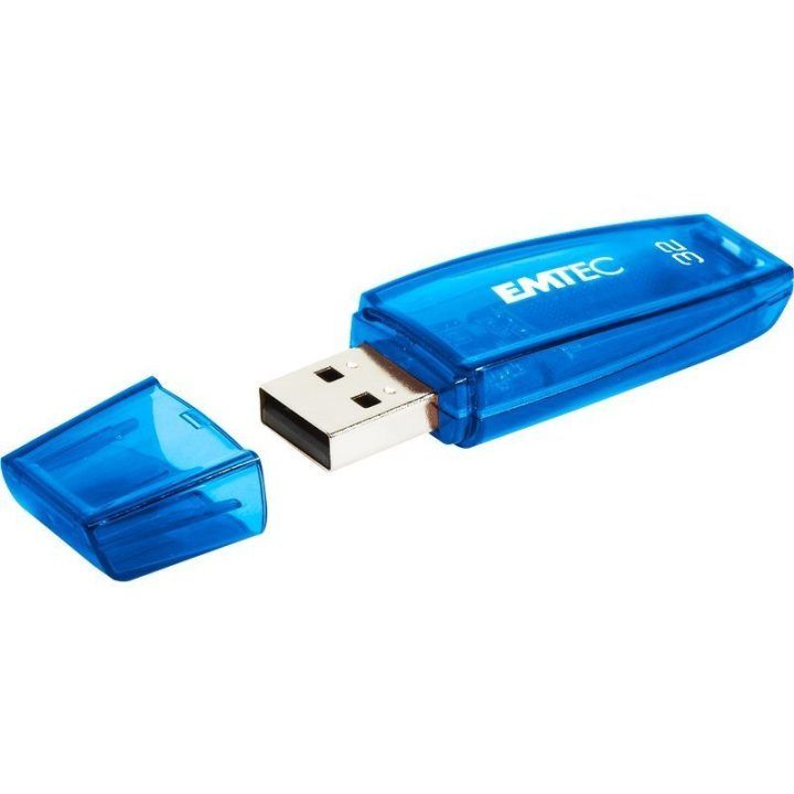 USB 2.0 atmintinė Emtec C410, 32 GB, mėlyna