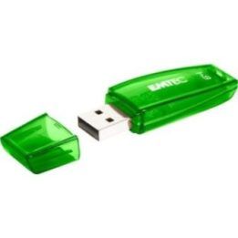 USB 2.0 atmintinė EMTEC C410, 64 GB, žalia