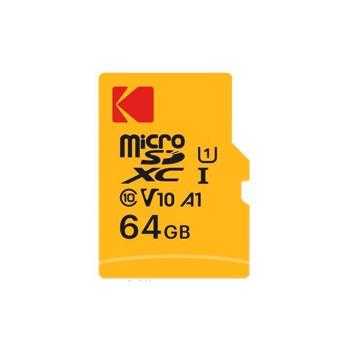 MicroSDXC atminties kortelė Kodak Premium, 64 GB