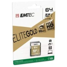 SDXC atminties kortelė UHS-I U1 Emtec EliteGold, 64 GB
