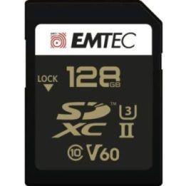 SDXC atminties kortelė UHS-II V60 Emtec SpeedIN Pro+, 128 GB