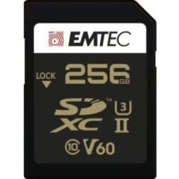 Atminties kortelė SDXC UHS-II V60 Emtec SpeedIN Pro+, 256 GB