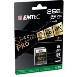 SDXC atminties kortelė UHS-I U3 Emtec SpeedIN Pro, 256 GB