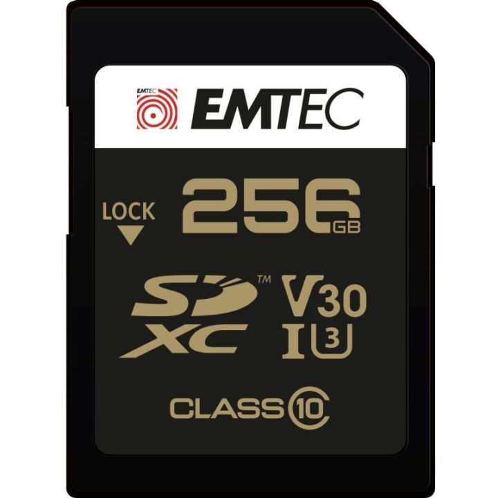 SDXC atminties kortelė UHS-I U3 Emtec SpeedIN Pro, 256 GB
