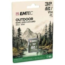 SDHC atminties kortelė UHS-I U3 V30 Emtec Outdoor, 32 GB