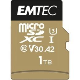 MicroSDXC atminties kortelė UHS-I U3 V30 A2 Emtec SpeedIN Pro, 1 TB