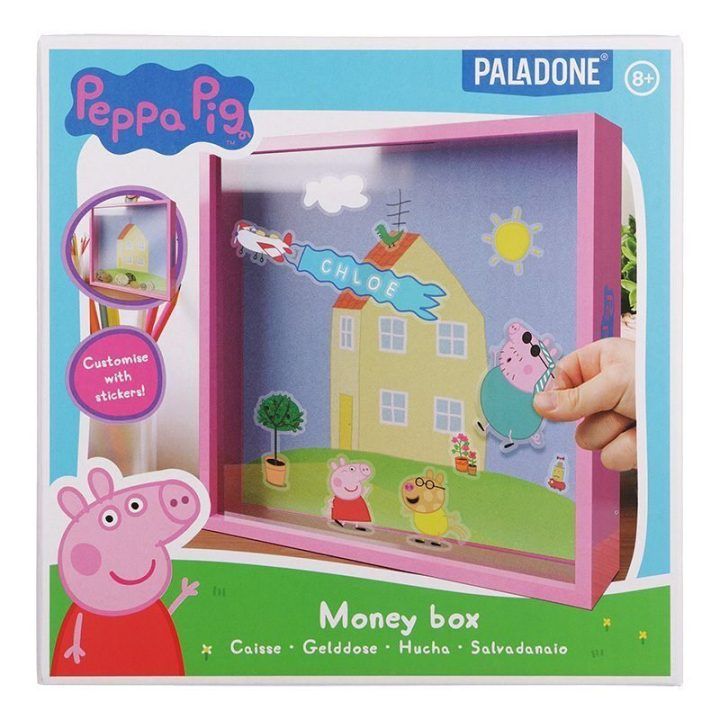 Taupyklė-rėmelis su Peppa Pig motyvu Paladone, 18 cm, rožinė
