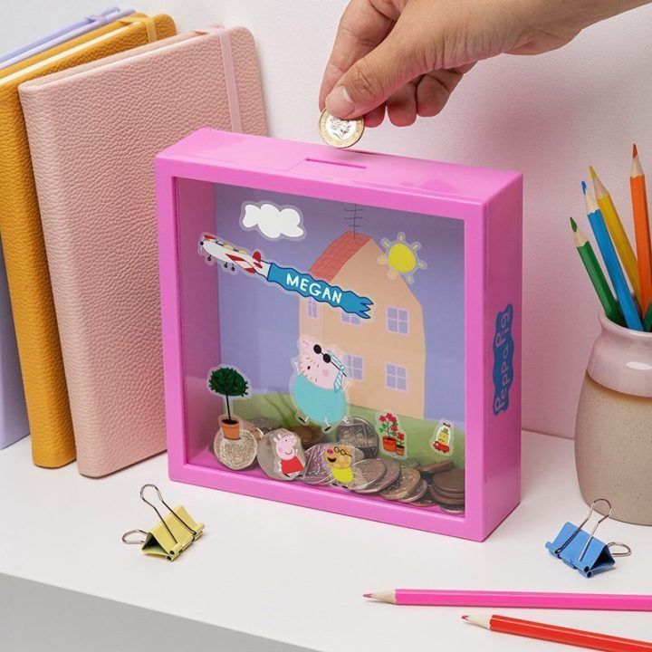 Taupyklė-rėmelis su Peppa Pig motyvu Paladone, 18 cm, rožinė