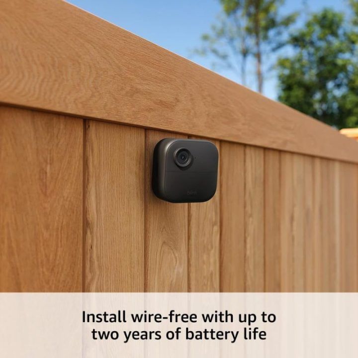 Belaidžių lauko apsaugos kamerų rinkinys Amazon Blink Outdoor 4, 2 kameros