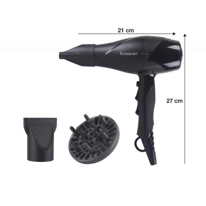 Plaukų džiovintuvas su kintamosios srovės varikliu Beper P301ASC002, 2200 W