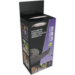 Dviračio kamera su DV vožtuvu Bicycle Gear, 26 × 1,75/2,125, juoda