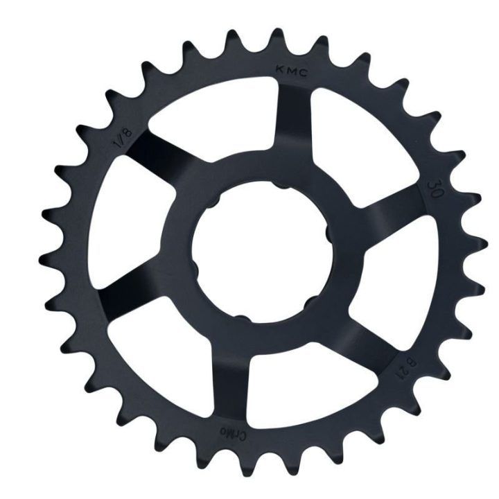 Dviračio žvaigždutė KMC Shimano Wide, 30 dantų, juoda