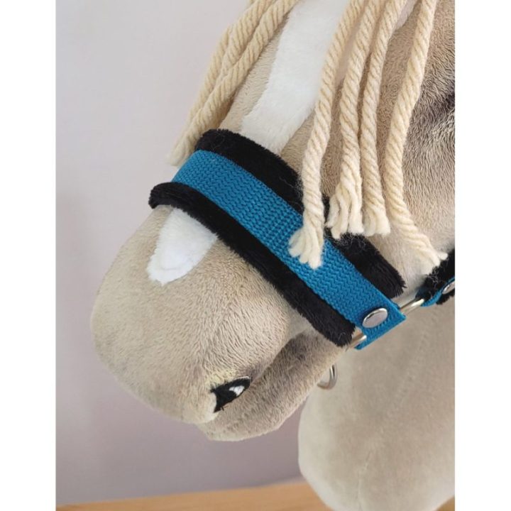 Hobby horse apynasris (kantaras) A3, reguliuojamas, turkio spalvos su juodu kailiuku - Super Hobby Horse