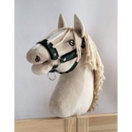 Hobby horse apynasris (kantaras) A3, reguliuojamas, chaki spalvos su juodu kailiuku - Super Hobby Horse