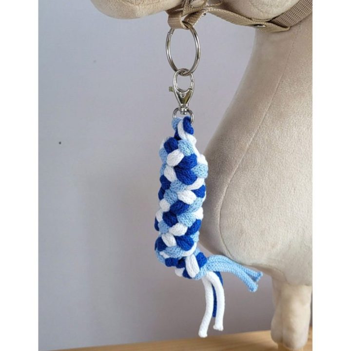 Hobby horse pavadys, mėlynas, rugiagėlių mėlynas ir baltas - Super Hobby Horse