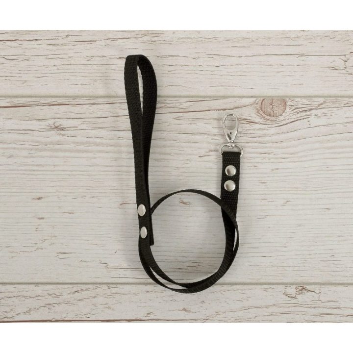 Hobby horse pavadys iš juostos, juodas - Super Hobby Horse