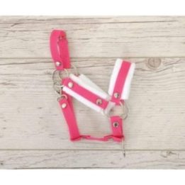 Hobby horse apynasris A3, tamsiai rožinis su baltu kailiuku - Super Hobby Horse