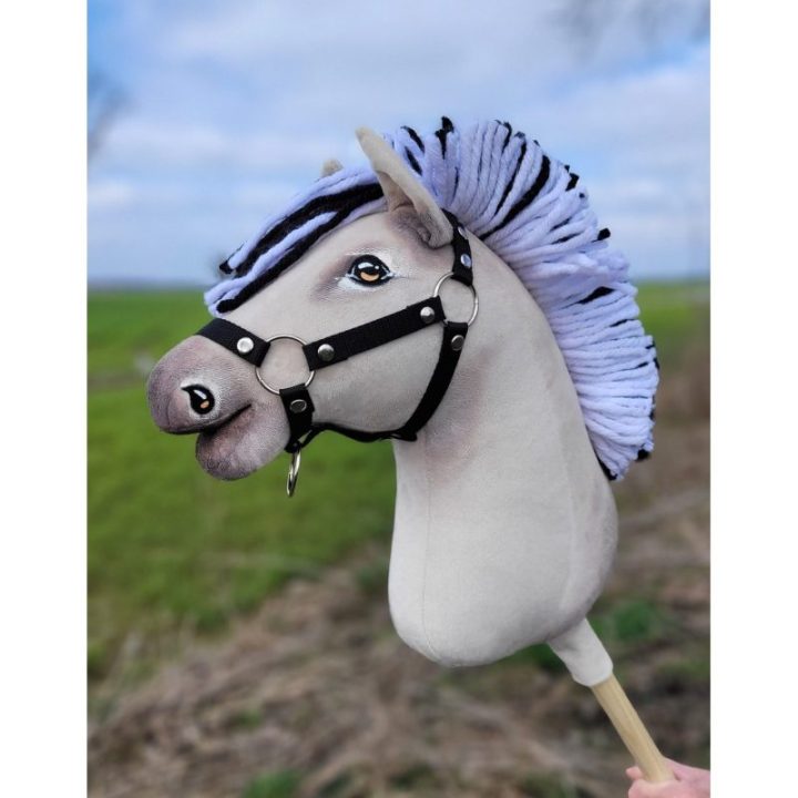 Hobby horse Fjordų veislės žirgas ant lazdos A3 - Super Hobby Horse Premium