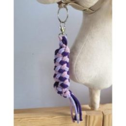Hobby horse pavadys, pintas iš dvigubos virvės, violetinis, tamsiai violetinis ir levandų spalvos - Super Hobby Horse