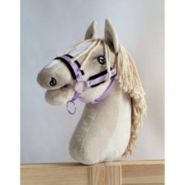 Hobby horse apynasris (kantaras) A3, reguliuojamas, violetinis su juodu kailiuku - Super Hobby Horse