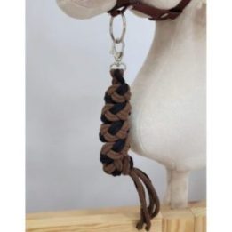 Hobby horse pavadys, pintas iš dvigubos virvės, juodas ir rudas - Super Hobby Horse