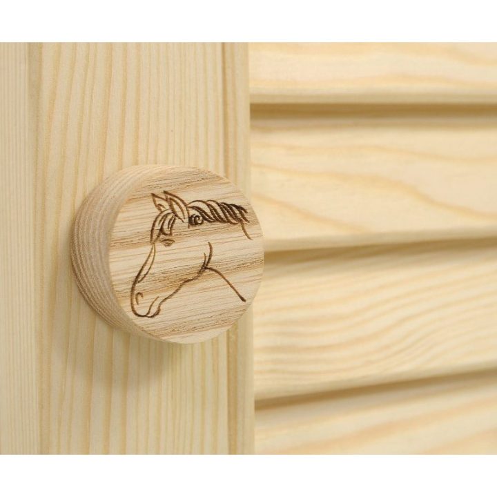 Hobby horse arklidė vienvietė su durelėmis, didelė - Super Hobby Horse