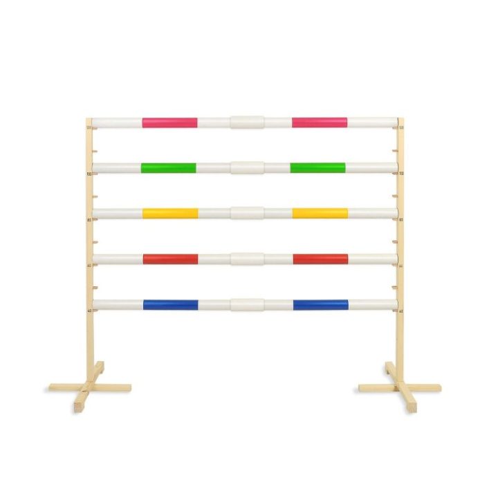Hobby horse šuolių kliūtis 160 cm, 120 cm aukščio, žalia kartelė - Super Hobby Horse