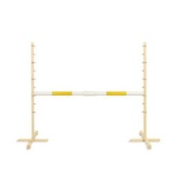 Hobby horse šuolių kliūtis su reguliuojamu aukščiu, geltona kartelė - Super Hobby Horse