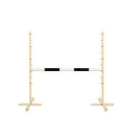 Hobby horse šuolių kliūtis 120 cm, juoda kartelė - Super Hobby Horse