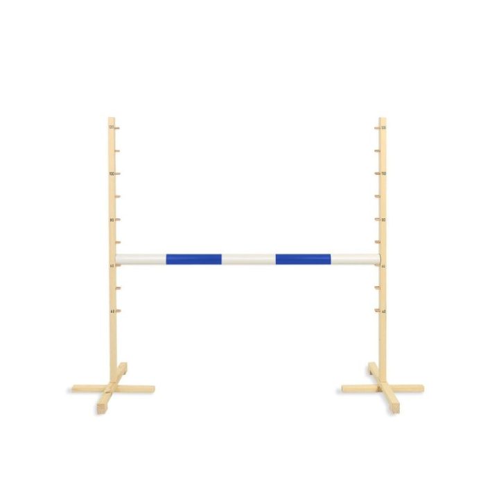 Hobby horse šuolių kliūtis 120 cm, mėlyna kartelė - Super Hobby Horse