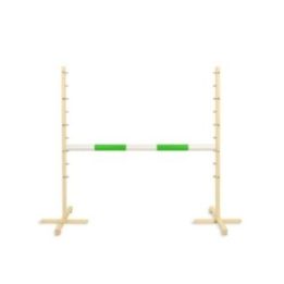 Hobby horse šuolių kliūtis 120 cm, žalia kartelė - Super Hobby Horse