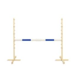 Hobby horse šuolių kliūtis su reguliuojamu aukščiu, mėlyna kartelė - Super Hobby Horse