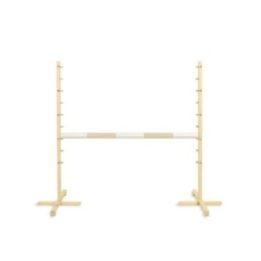Hobby horse šuolių kliūtis, 120 cm, smėlio spalvos kartelė - Super Hobby Horse