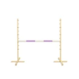 Hobby horse šuolių kliūtis su reguliuojamo aukščio kartele, šviesiai violetinė - Super Hobby Horse